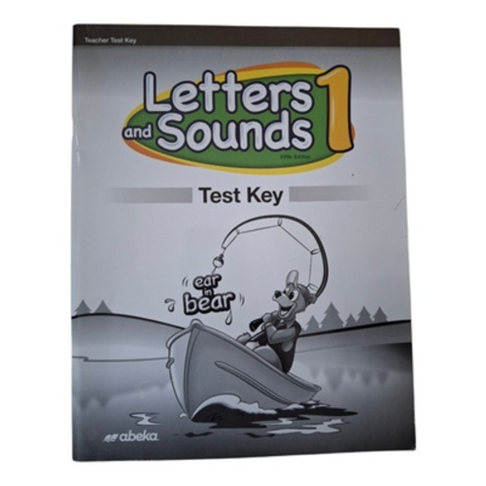 ABEKA Letters and Sounds 1 Teacher Test Key